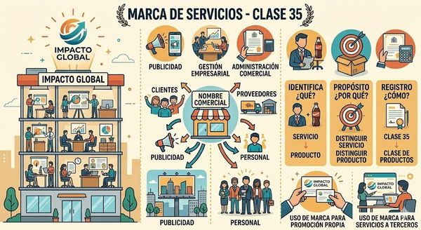 Registro de marca clase 35: servicios de consultoría y negocios